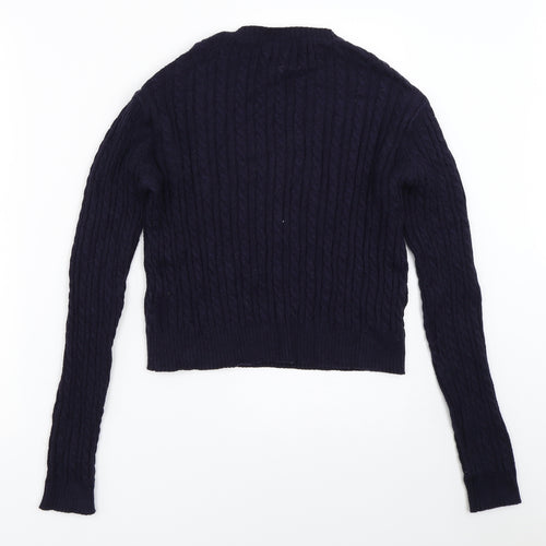 Pull&Bear Womens Blue   Pullover Jumper Size M