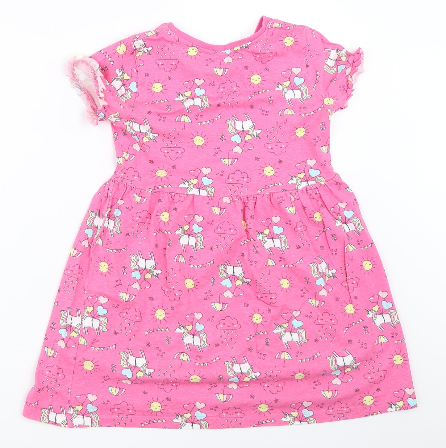 Matalan Girls Pink   Fit & Flare  Size 5-6 Years