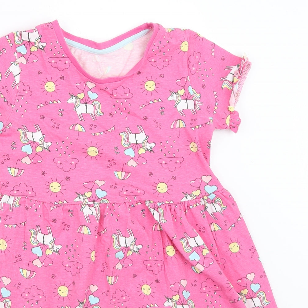 Matalan Girls Pink   Fit & Flare  Size 5-6 Years