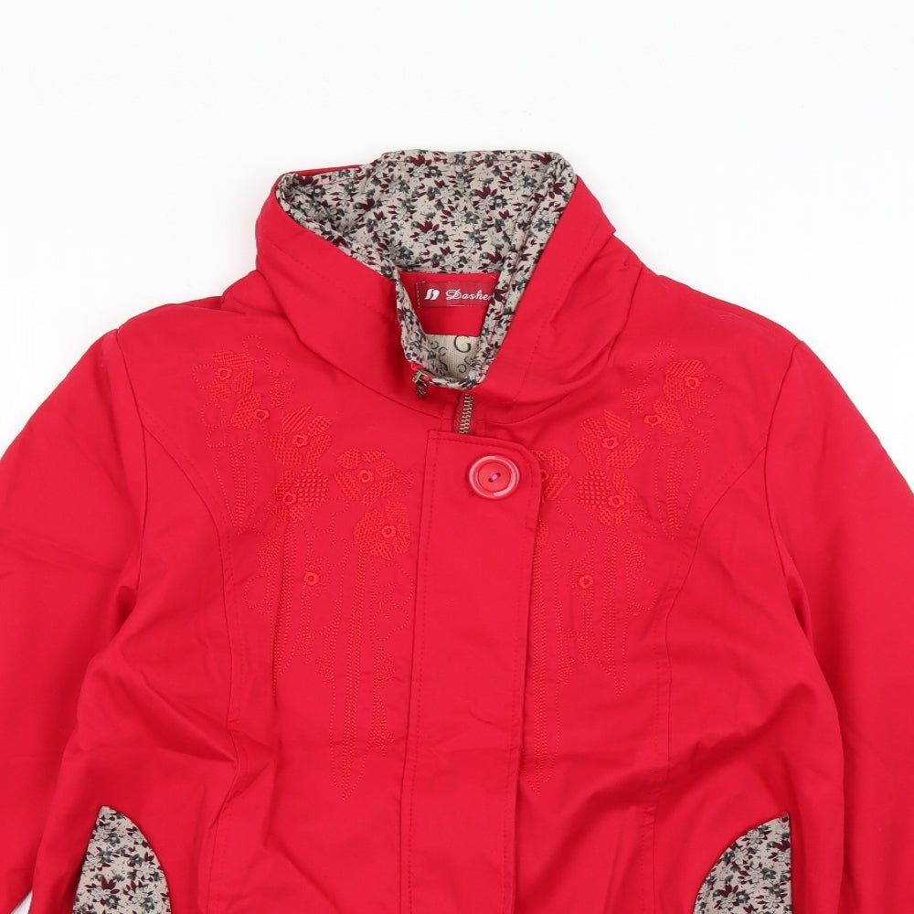 dashen Womens Red   Rain Coat Coat Size XL