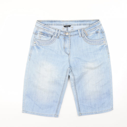 George Womens Blue   Cut-Off Shorts Size 12