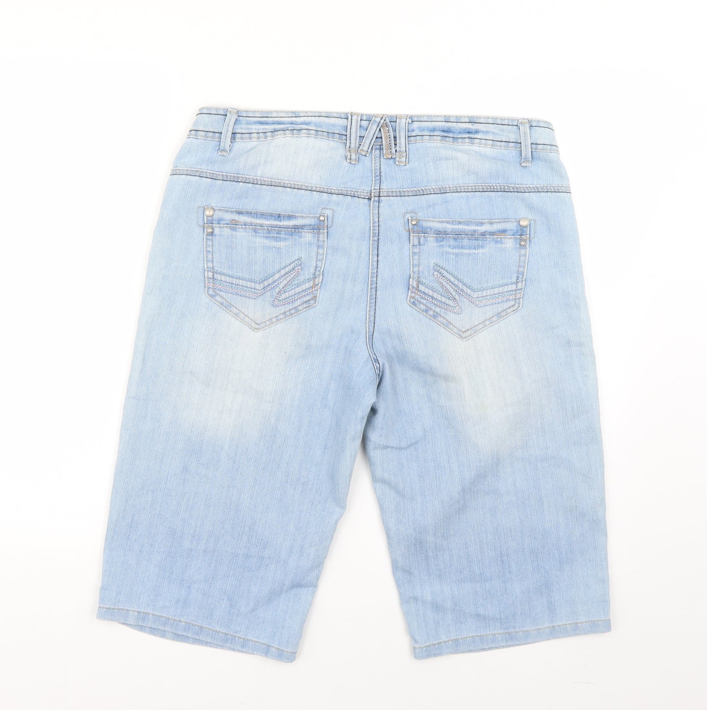 George Womens Blue   Cut-Off Shorts Size 12