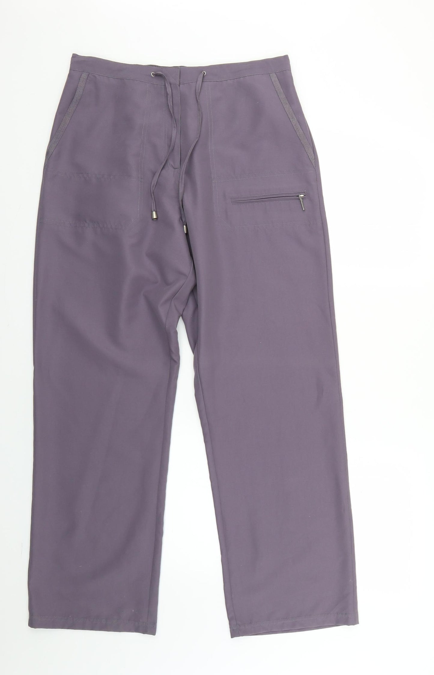 BHS Womens Purple   Trousers  Size 12 L26 in