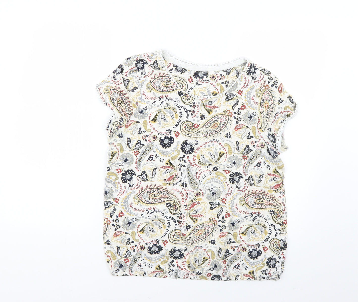 NEXT Womens Multicoloured Geometric  Basic Blouse Size 16