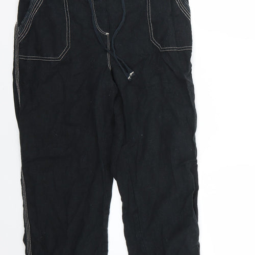 BHS Womens Blue   Cropped Trousers Size 12 L20 in