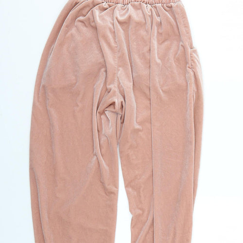 Preworn Womens Pink   Jogger Trousers Size 6 L22 in
