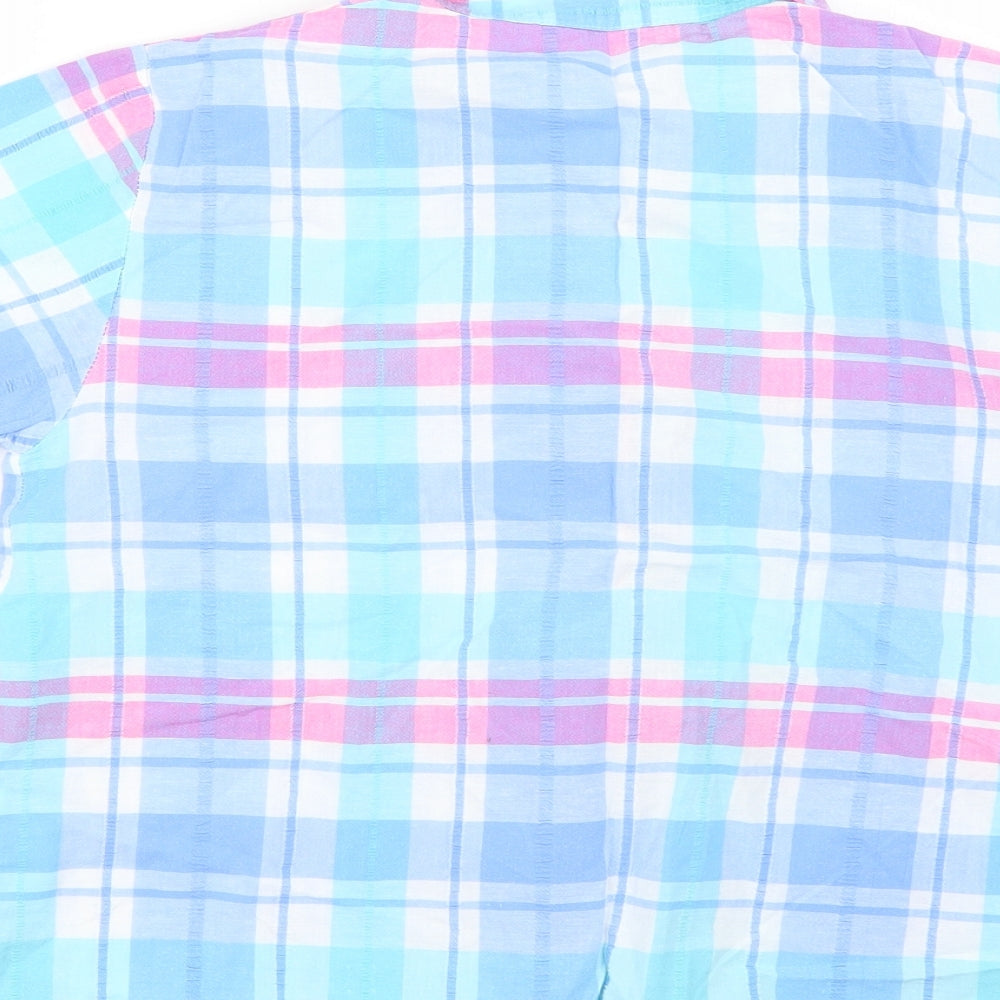 Dunnes Stores Womens Multicoloured Check  Top Pyjama Top Size 8