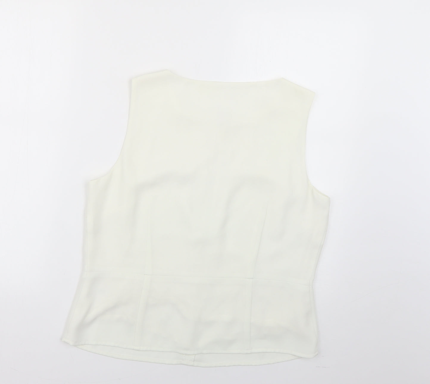 Debenhams Womens White   Basic Blouse Size 14