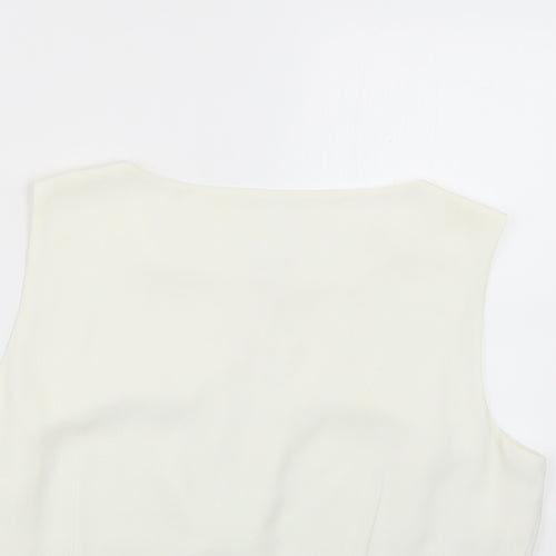 Debenhams Womens White   Basic Blouse Size 14