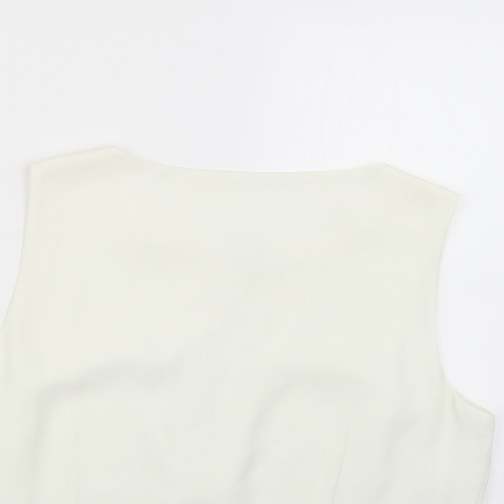 Debenhams Womens White   Basic Blouse Size 14