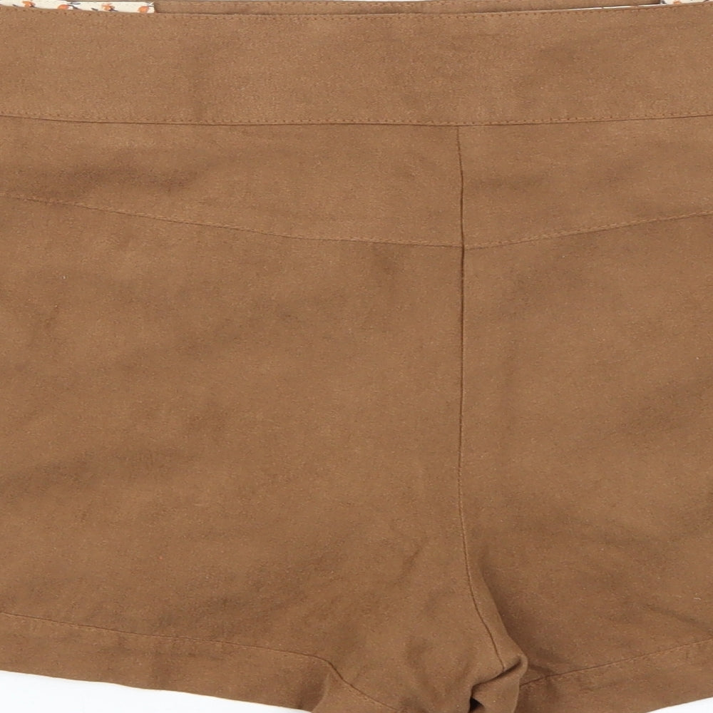New Look Womens Brown   Cut-Off Shorts Size 18