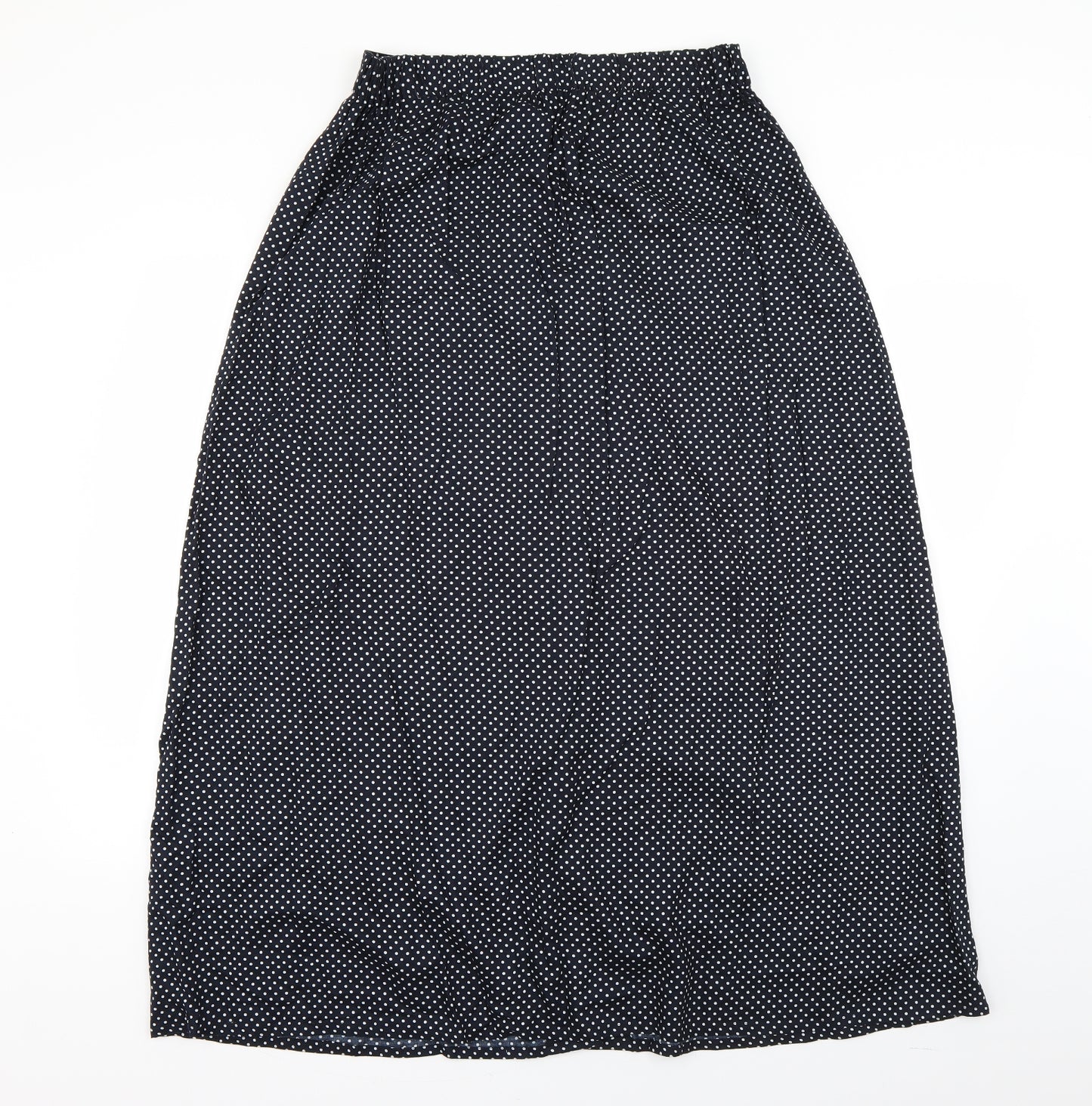 New Look Womens Blue Polka Dot  Flare Skirt Size 14