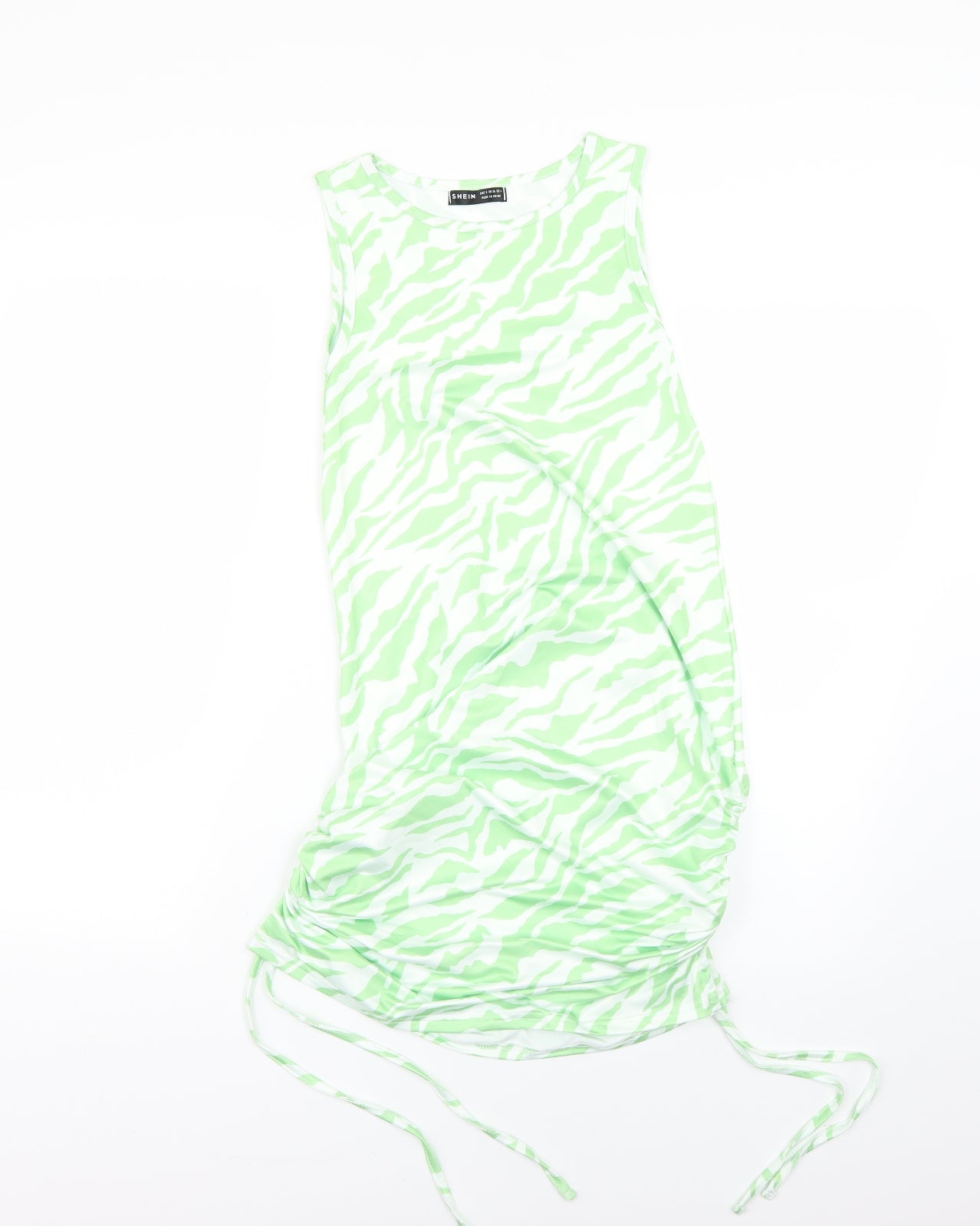 SheIn Womens Green Animal Print  Bodycon  Size S