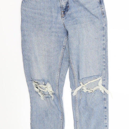 Topshop Womens Blue   Mom Jeans Size 26 L23 in