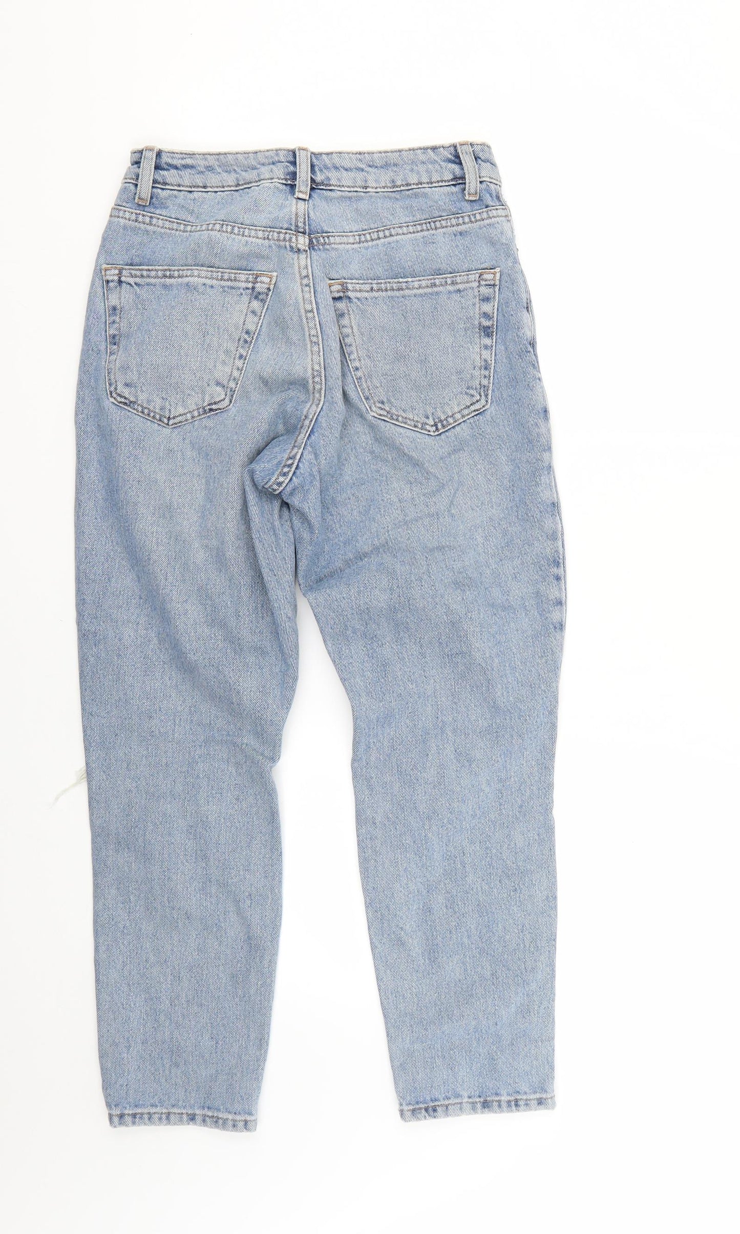 Topshop Womens Blue   Mom Jeans Size 26 L23 in