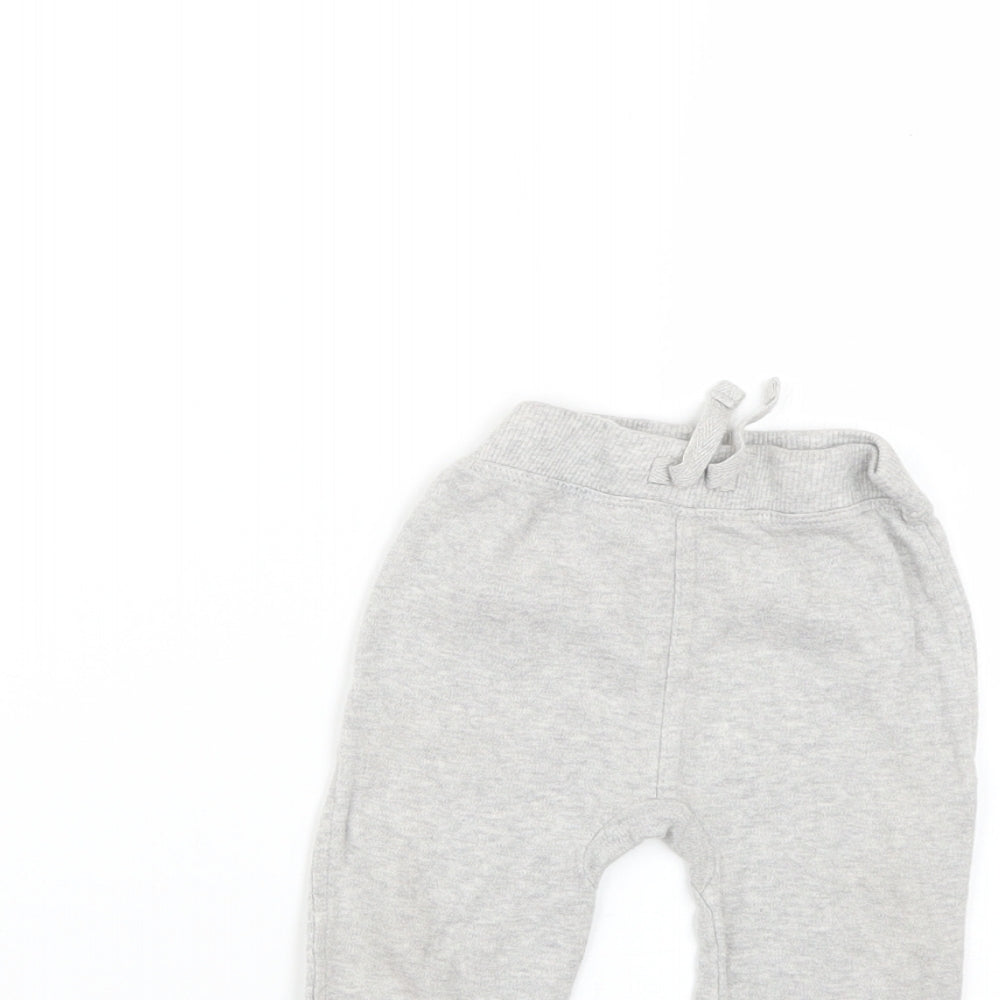 George Baby Grey   Jogger Trousers Size 9-12 Months