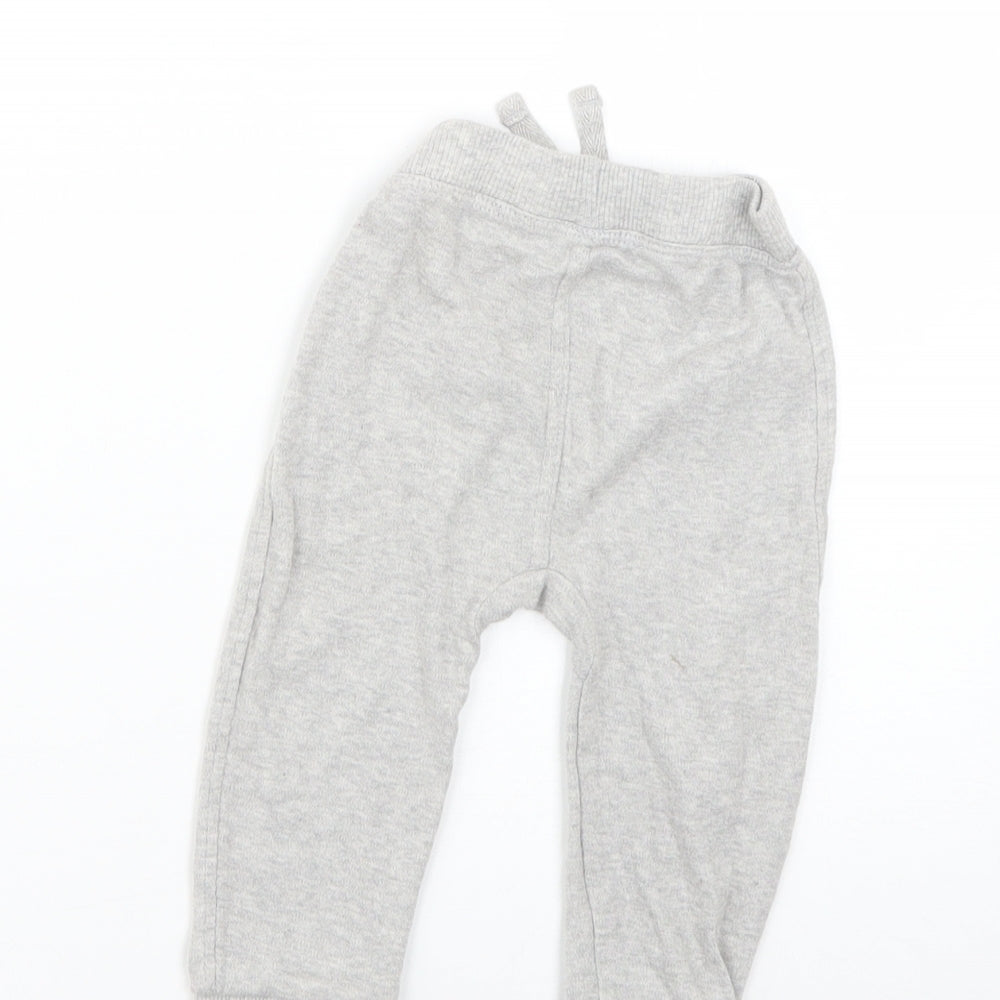 George Baby Grey   Jogger Trousers Size 9-12 Months