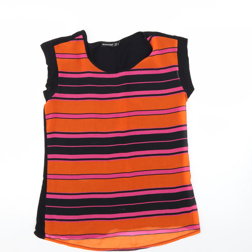 Atmosphere Womens Multicoloured Geometric  Basic Blouse Size 8