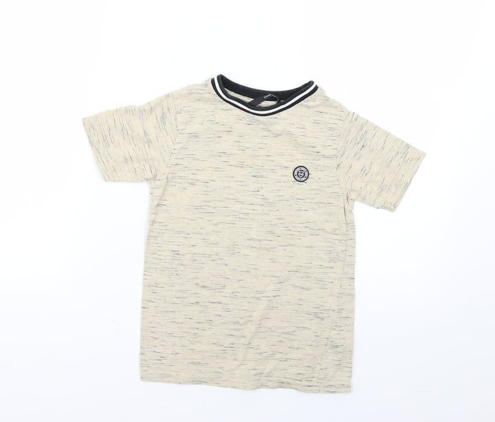 George Boys Beige Basic T-Shirt Size 5-6 Years