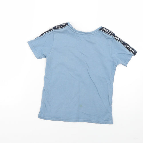George Boys Blue   Basic T-Shirt Size 5-6 Years