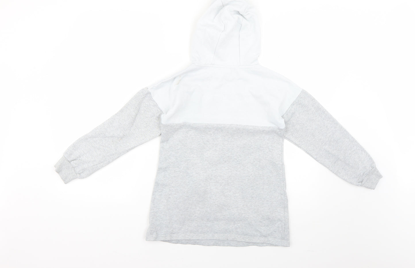 F&F Girls Grey   Pullover Hoodie Size 9-10 Years