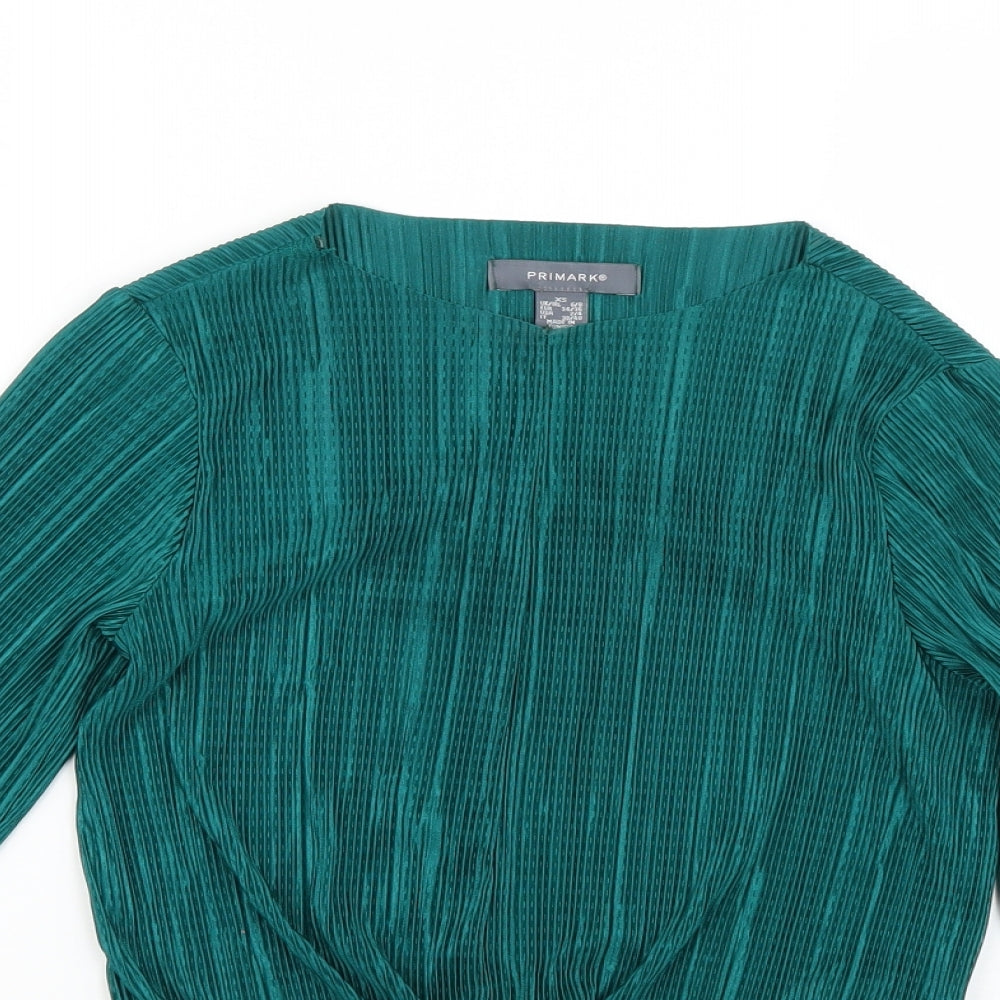 Primark Womens Green   Basic Blouse Size 6