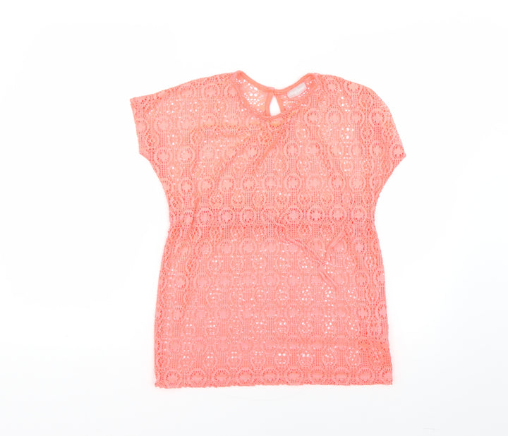 Matalan Girls Orange   Basic T-Shirt Size 10 Years