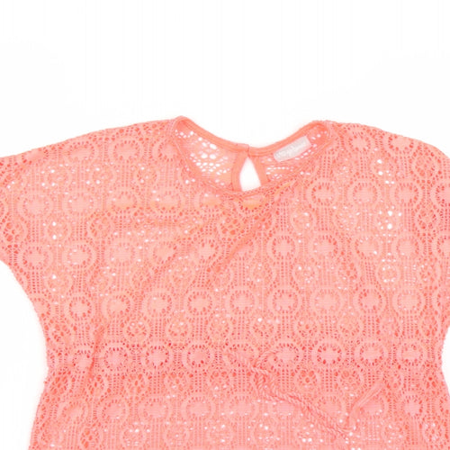 Matalan Girls Orange   Basic T-Shirt Size 10 Years