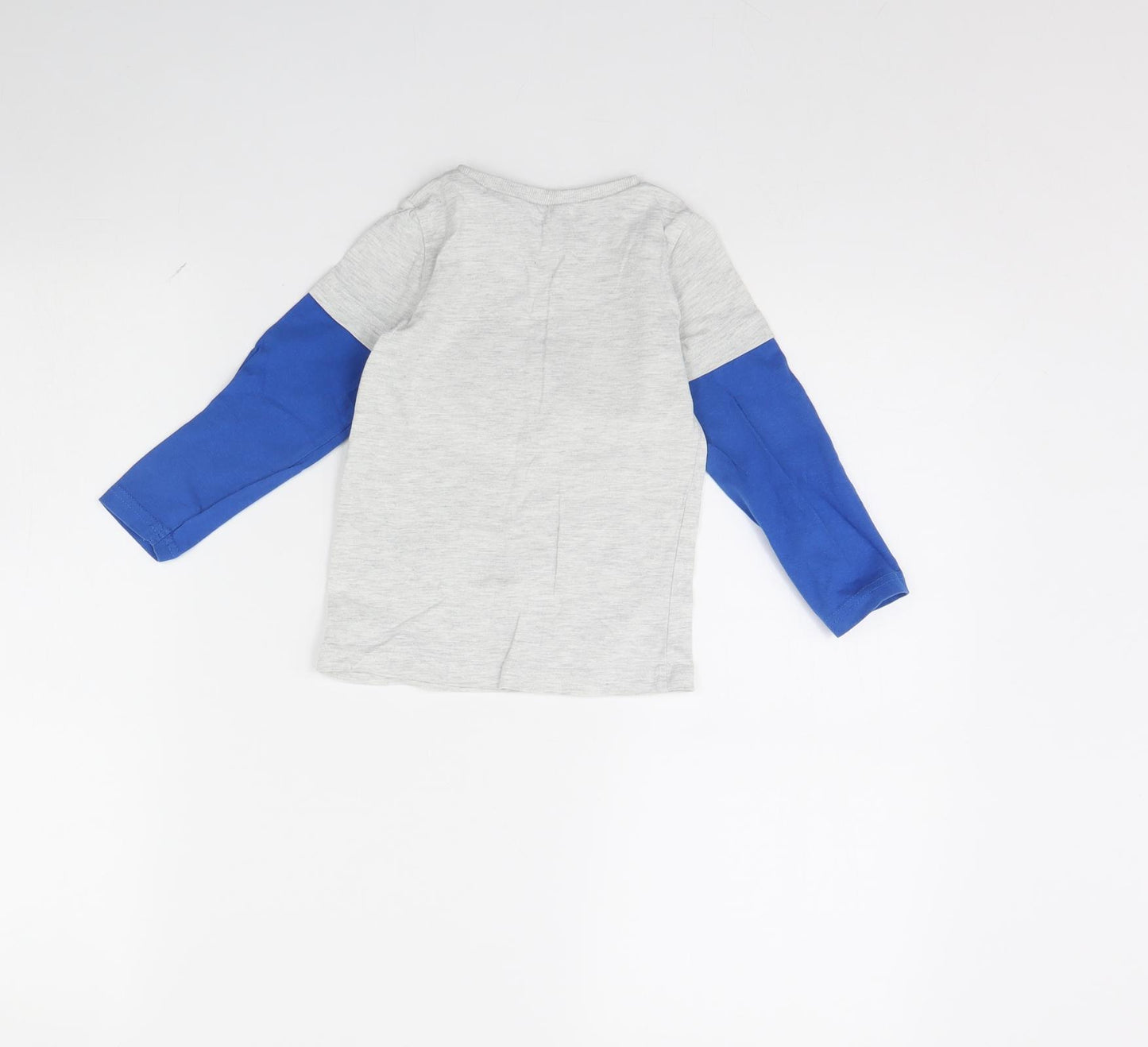 M&Co Boys Grey   Basic T-Shirt Size 2 Years