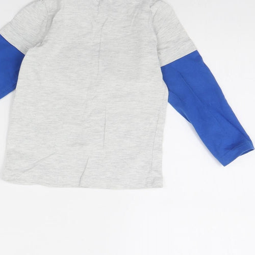 M&Co Boys Grey   Basic T-Shirt Size 2 Years
