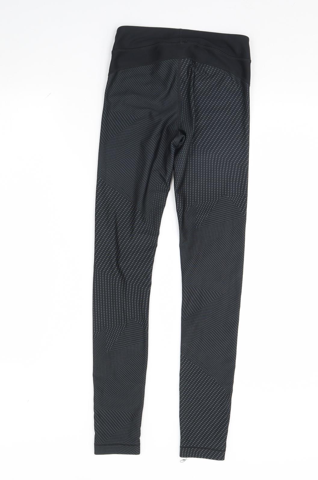 Under armour Womens Black Geometric  Capri Leggings Size XS L28 in