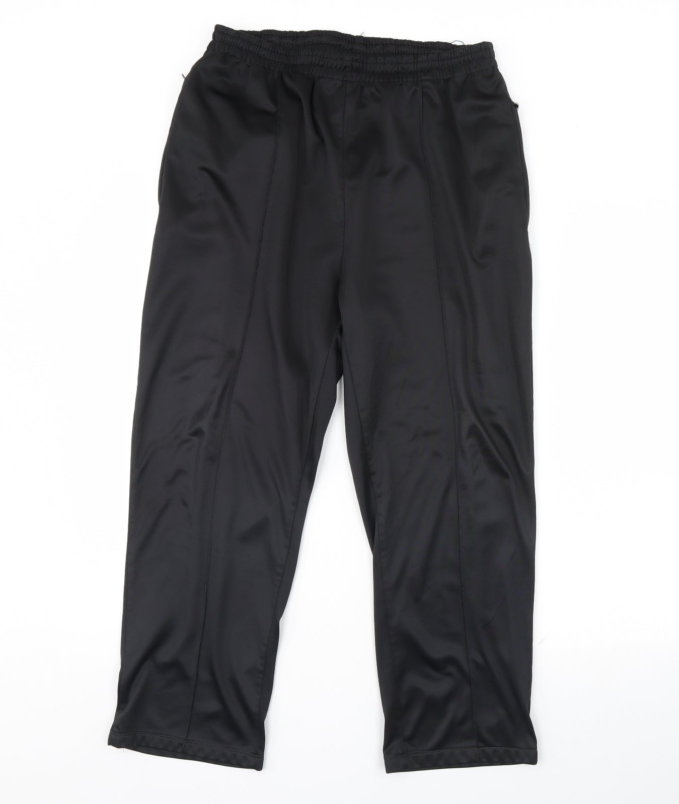 BRM Mens Black   Jogger Trousers Size L L28 in