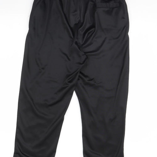 BRM Mens Black   Jogger Trousers Size L L28 in