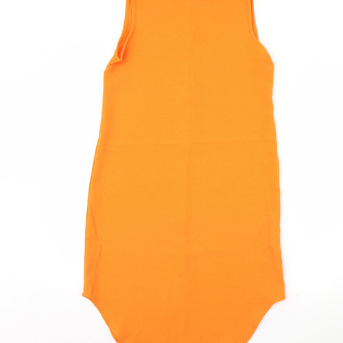 Boohoo Womens Orange   Shift  Size 8