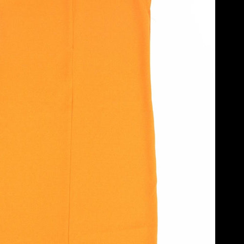 Boohoo Womens Orange   Shift  Size 8
