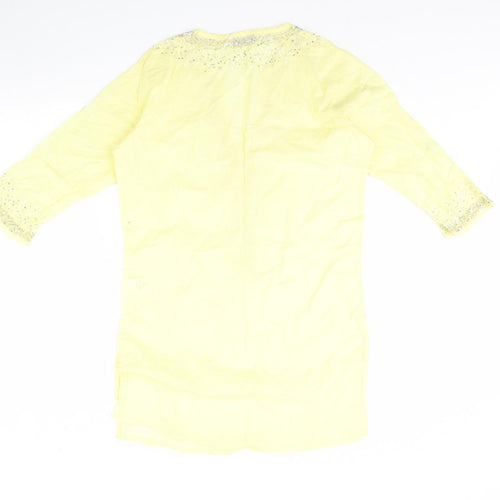 F&F Womens Yellow   Basic Blouse Size S