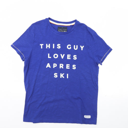 Angelo Litrico  Mens Blue    T-Shirt Size M  - Apres ski