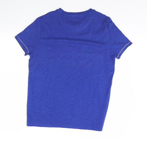 Angelo Litrico  Mens Blue    T-Shirt Size M  - Apres ski