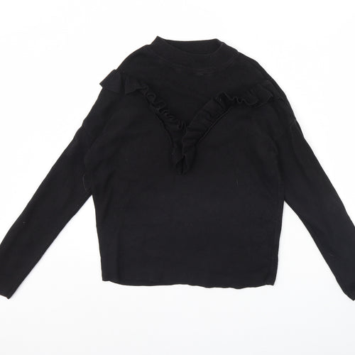 New Look Womens Black   Pullover Jumper Size L
