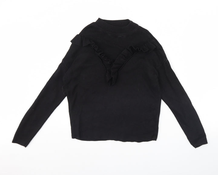 New Look Womens Black Pullover Jumper Size L