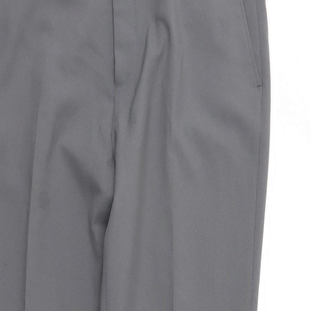 Damart Mens Grey   Dress Pants Trousers Size 38 L32 in