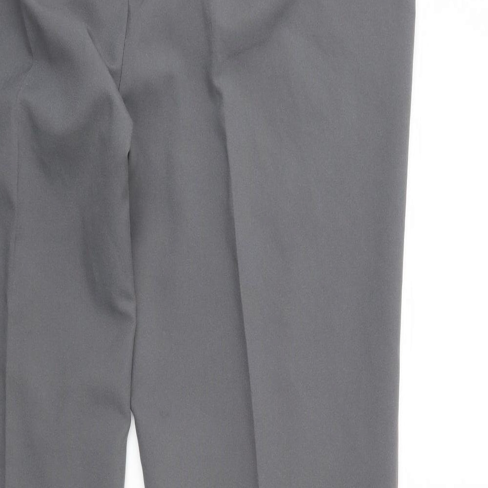 Damart Mens Grey   Dress Pants Trousers Size 38 L32 in