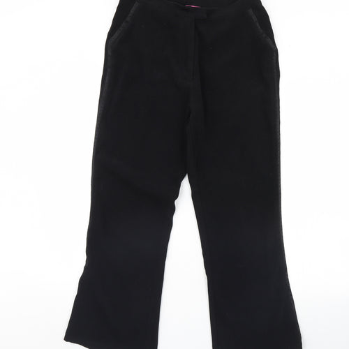 For Women Womens Black   Trousers  Size 14 L30 in