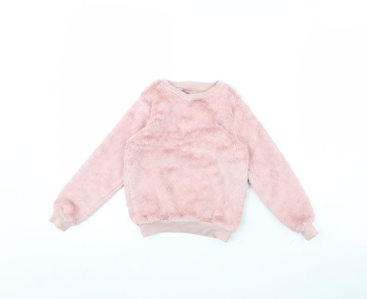 hey Girls Pink Pullover Jumper Size 5 Years