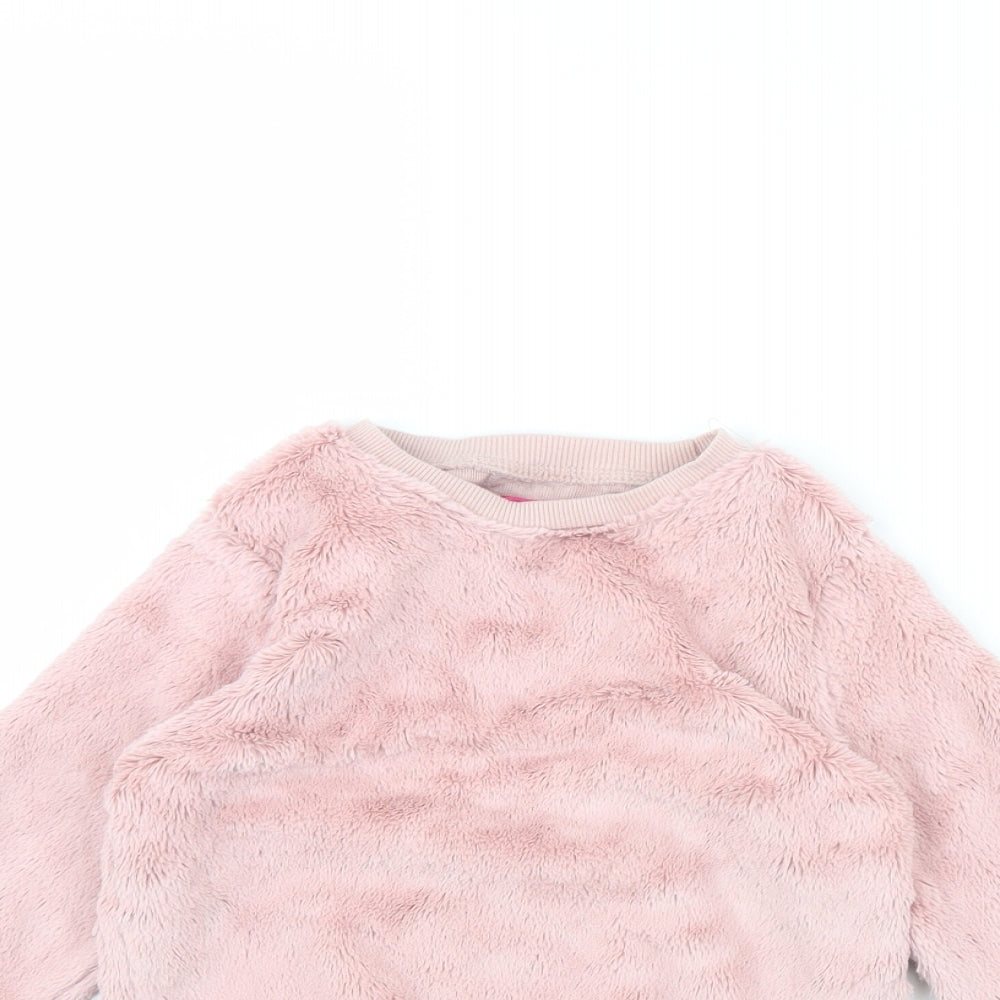 hey Girls Pink   Pullover Jumper Size 5 Years