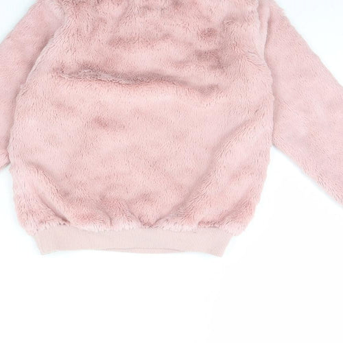 hey Girls Pink   Pullover Jumper Size 5 Years