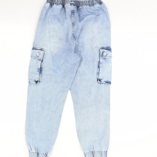 Preworn Womens Blue  Denim Straight Jeans Size 46 L28 in