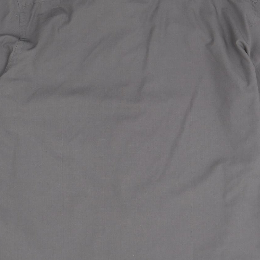F&F Mens Grey    Dress Shirt Size 16