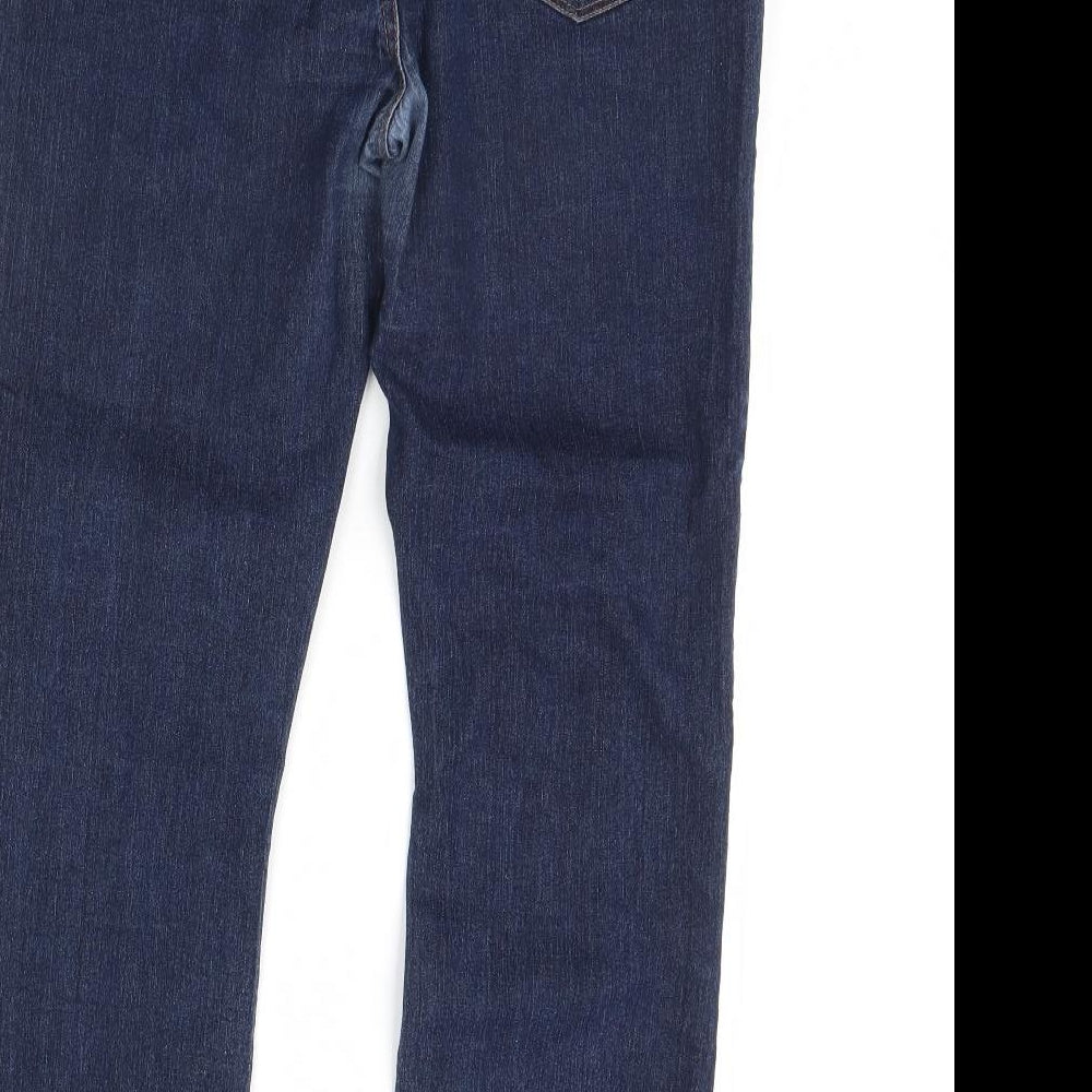 New Look Womens Blue  Denim Bootcut Jeans Size 14 L30 in