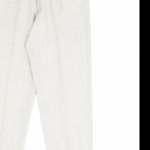 m&S Womens Beige   Trousers  Size 12 L30 in